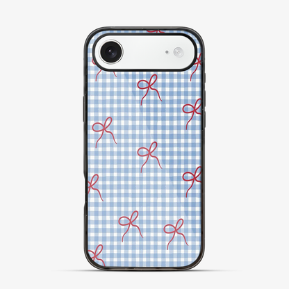 Checkered Bow iPhone Air Case