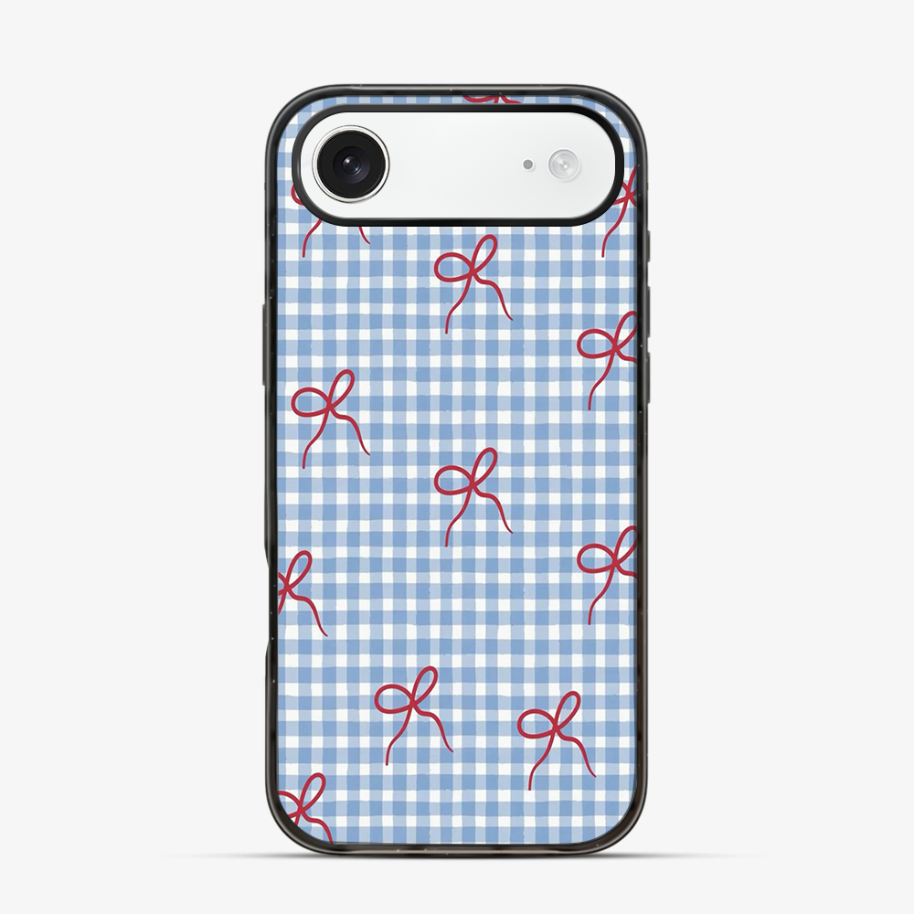 Checkered Bow iPhone Air Case