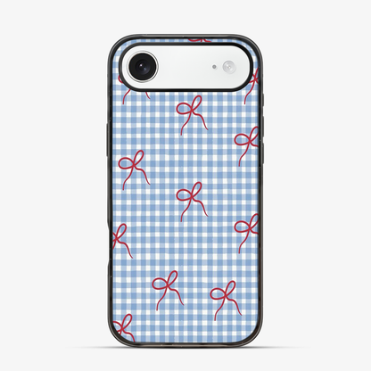 Checkered Bow iPhone Air Case