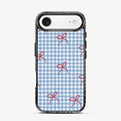 Checkered Bow iPhone Air Case