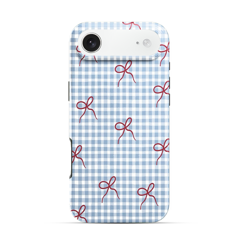 Checkered Bow iPhone Air Case