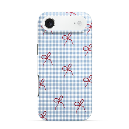 Checkered Bow iPhone Air Case
