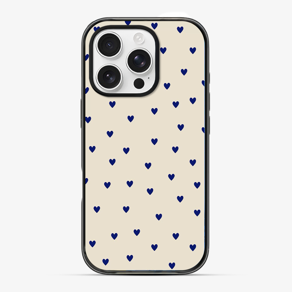 Blue Multiple Heart's Phone Case Hard 2.0 Case