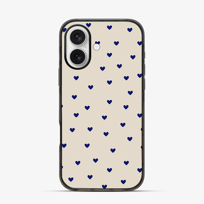 Blue Multiple Heart's iPhone 17 Case
