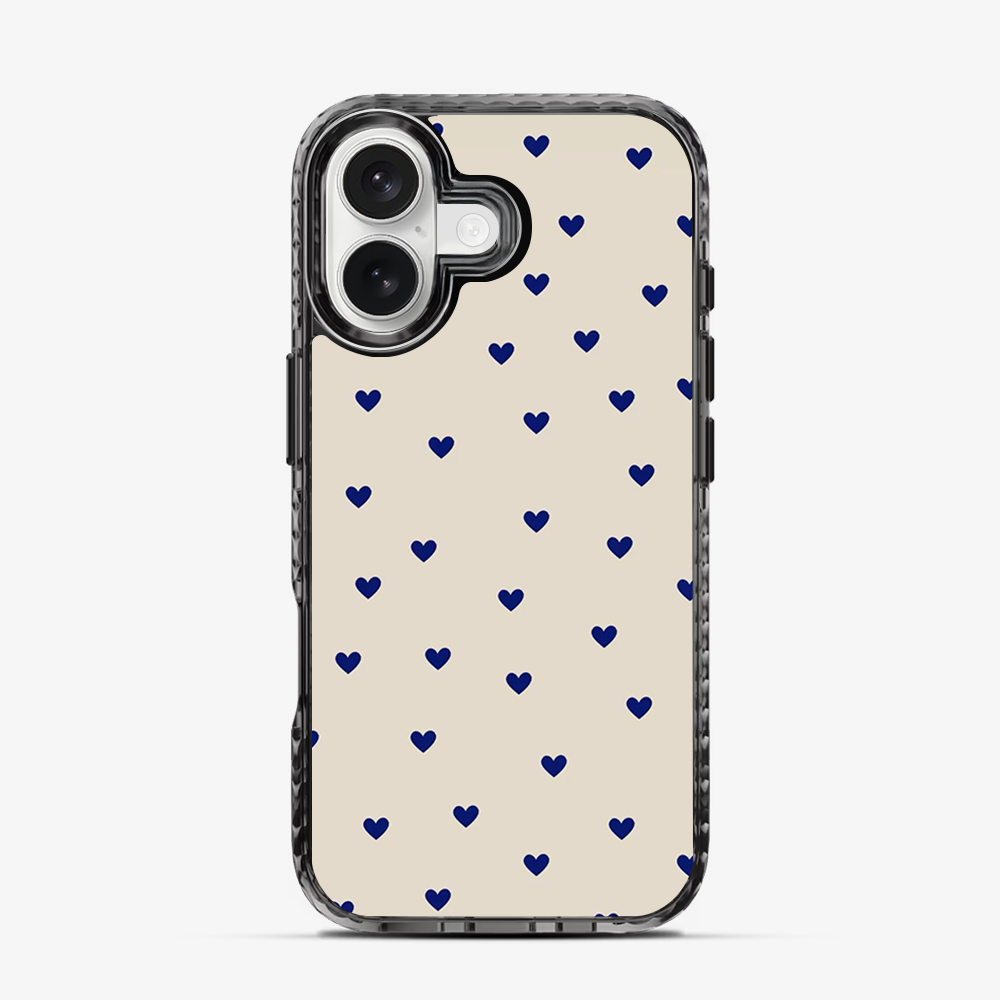 Blue Multiple Heart's iPhone 17 Case