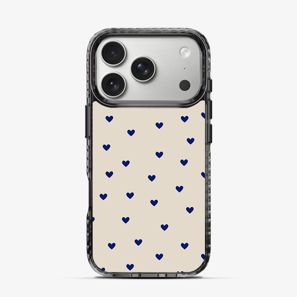 Blue Multiple Heart's iPhone 17 Pro Case
