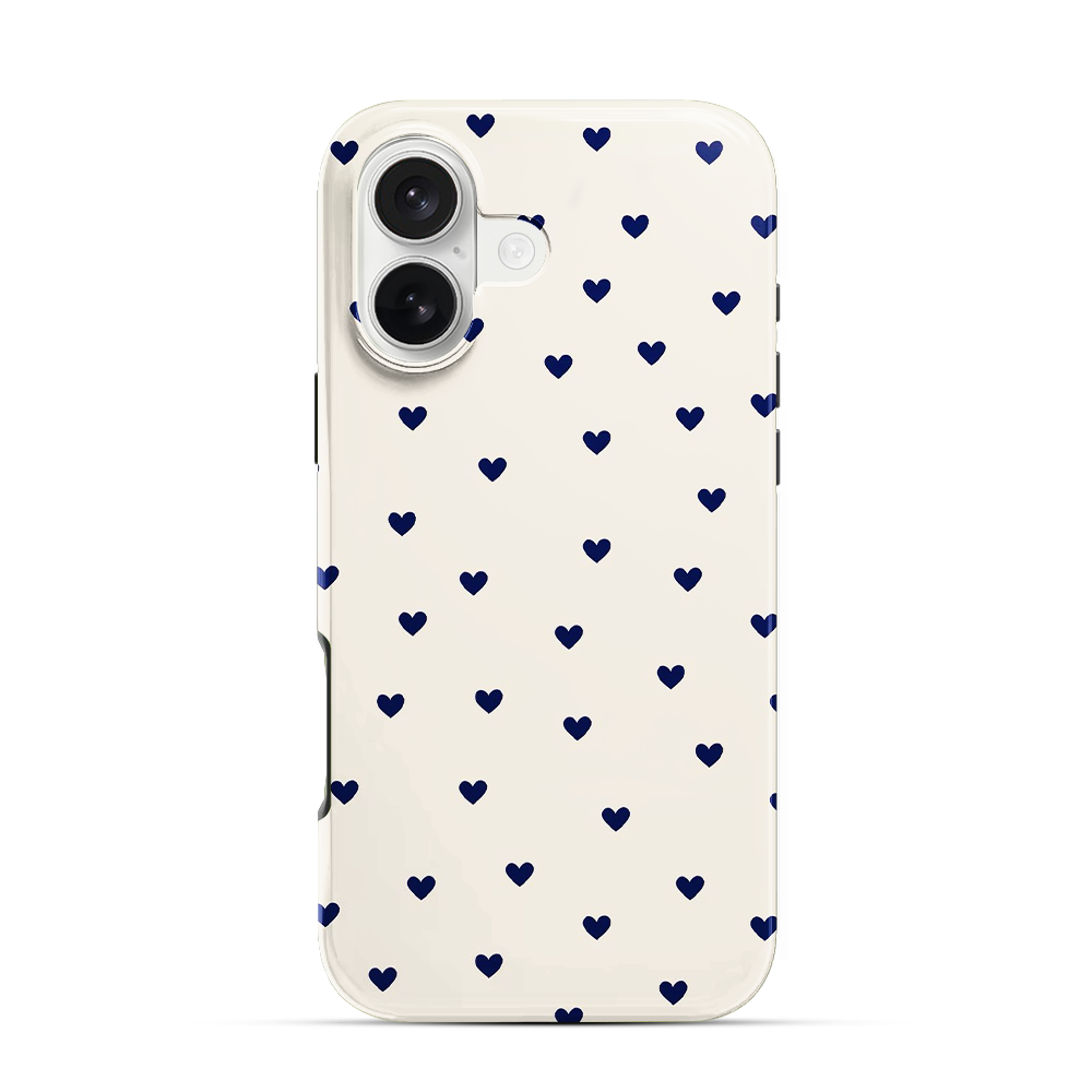 Blue Multiple Heart's iPhone 17 Case