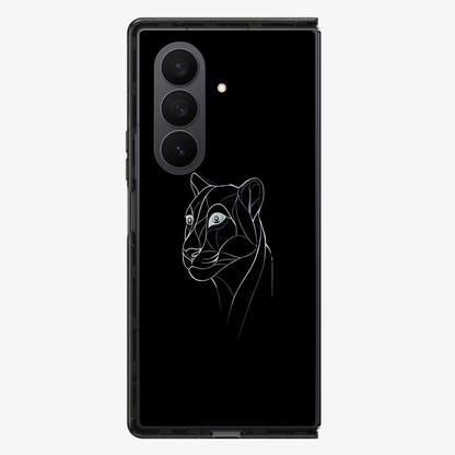 Cheetah Samsung Z Fold Phone Case