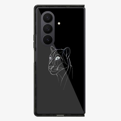 Cheetah Samsung Z Fold Phone Case