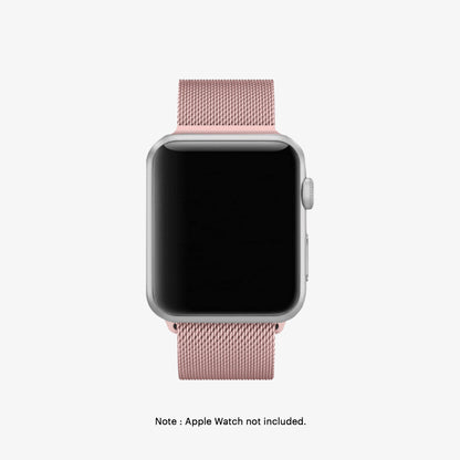 Orchid Pink Magnetic Milanese Loop Apple WatchBand