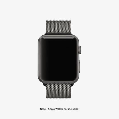 Graphite Magnetic Milanese Loop Apple WatchBand