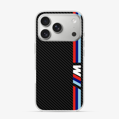 BMW Carbon Fibre | Two iPhone 17 Pro Case