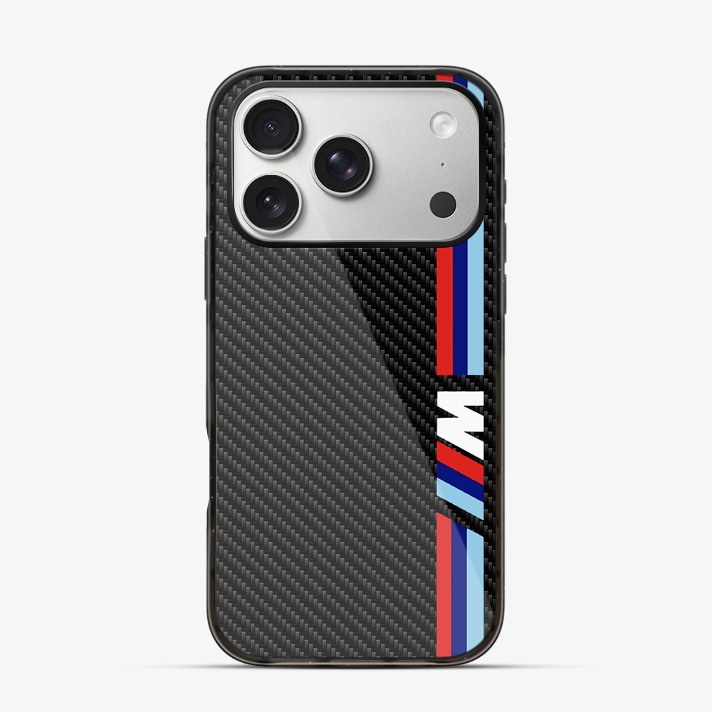 BMW Carbon Fibre | Two iPhone 17 Pro Max Case