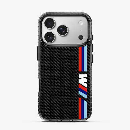 BMW Carbon Fibre | Two iPhone 17 Pro Max Case