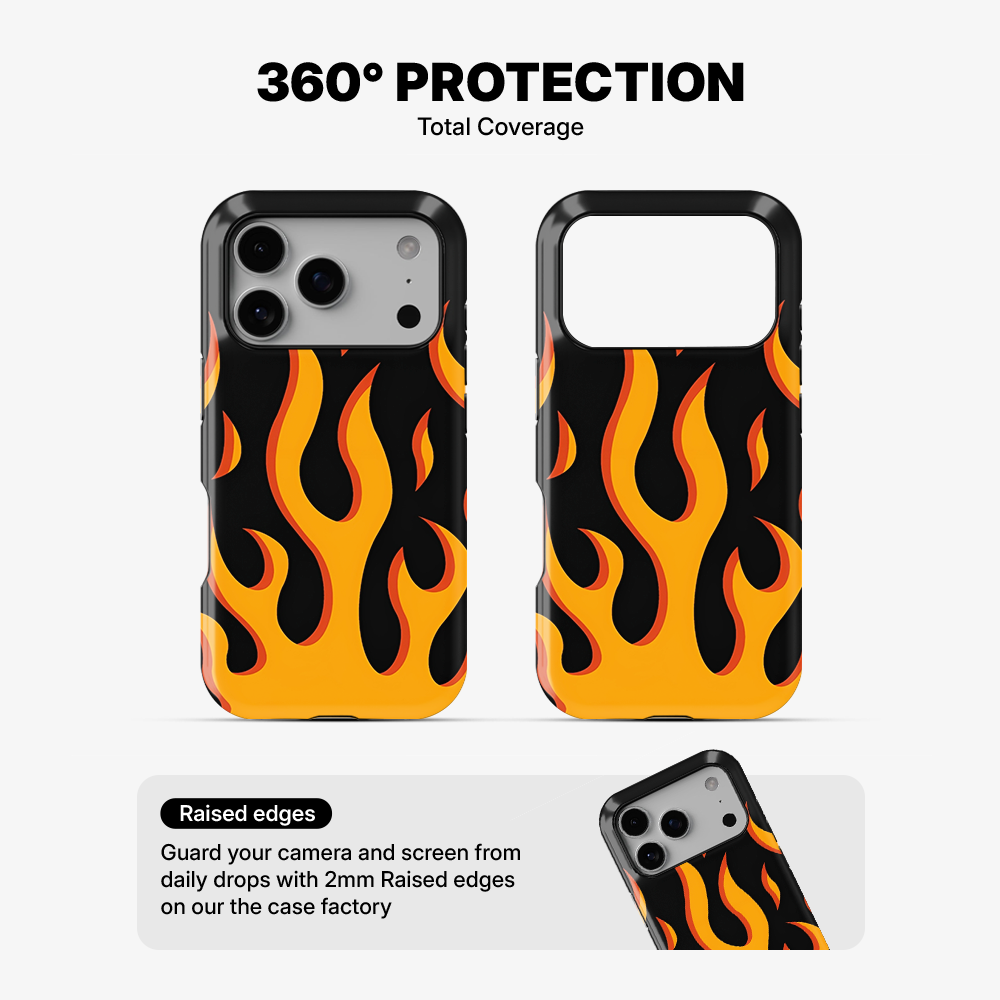 Flame Phone Case | Orange