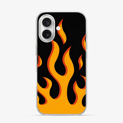 Flame | Orange iPhone 17 Case