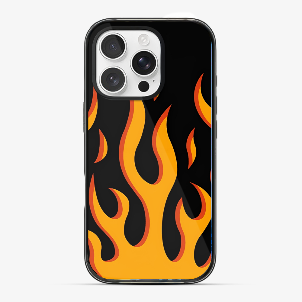 Flame Phone Case | Orange Anti Yellow Silicone Case