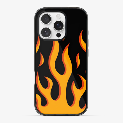 Flame Phone Case | Orange Anti Yellow Silicone Case