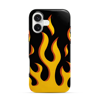 Flame | Orange iPhone 17 Case
