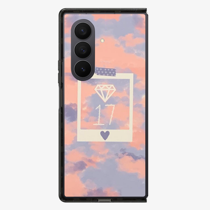 Diamond Samsung Z Fold Phone Case