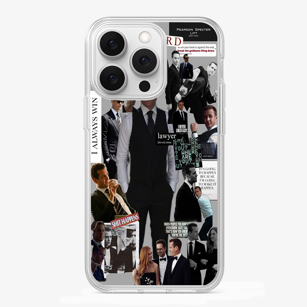 Suits Shit Happen Phone Case Glass Case