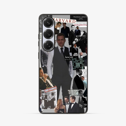 Suits Shit Happen Samsung Phone Case Glass Case