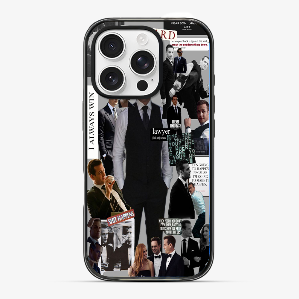 Suits Shit Happen Phone Case Hard 2.0 Case