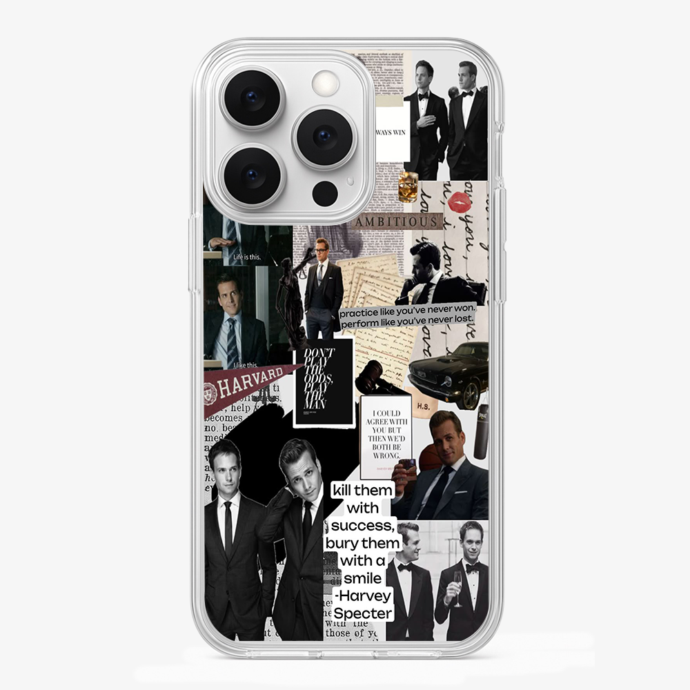 Suits Play The Man Phone Case Glass Case