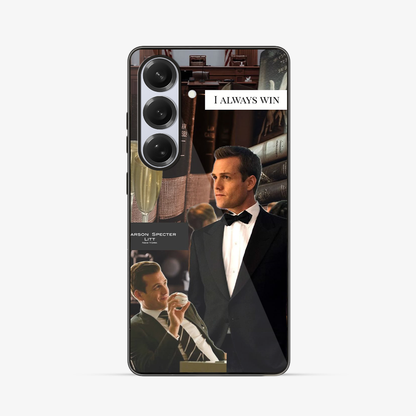 Suits I Always Win Samsung Phone Case Glass Case