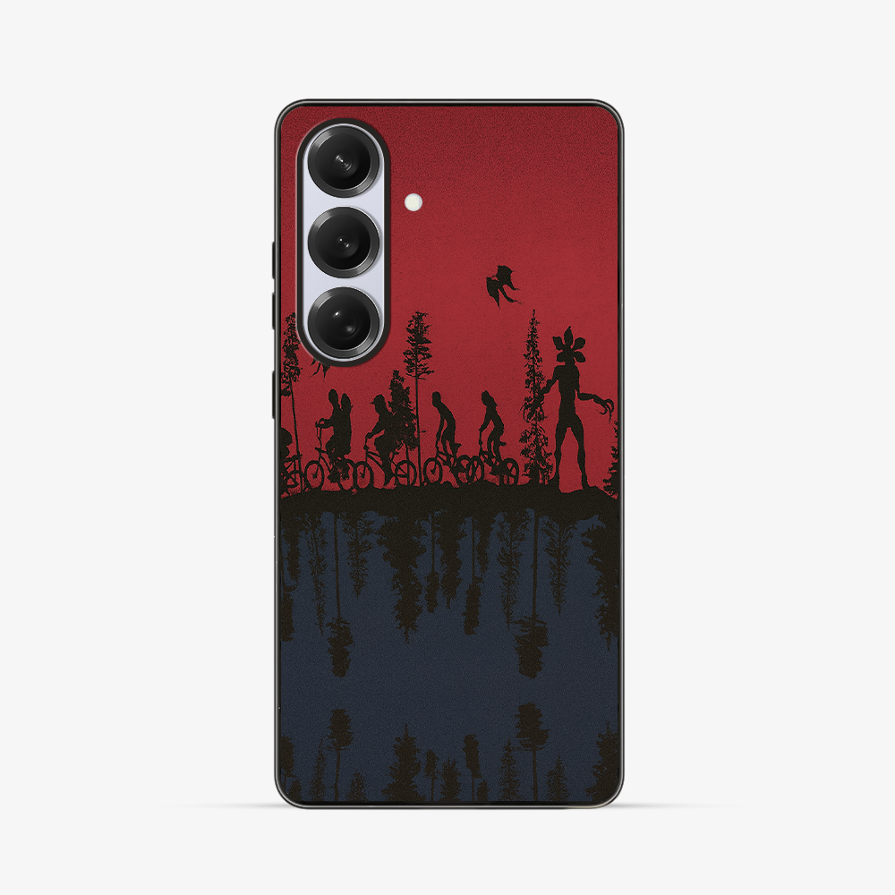 Upside Down Stranger Things Samsung Phone Case Clear Silicone Case