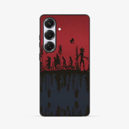 Upside Down Stranger Things Samsung Phone Case Clear Silicone Case
