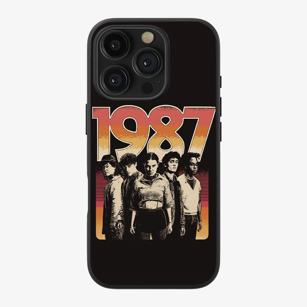 1987 Stranger Things Phone Case Clear Silicone Case