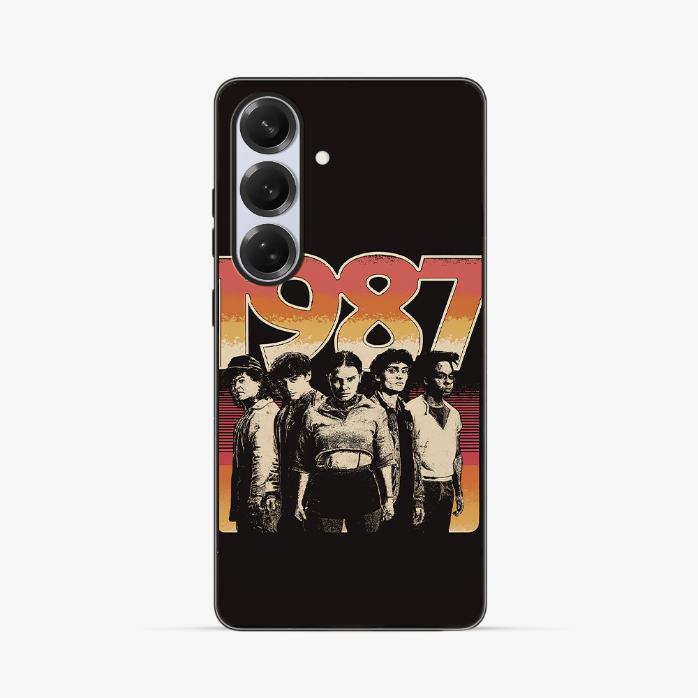 1987 Stranger Things Samsung Phone Case Clear Silicone Case