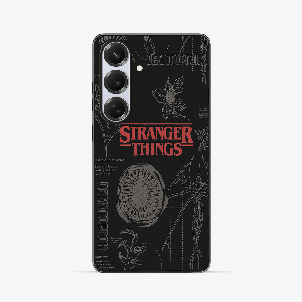 Instubordinate Monster Stranger Things Samsung Phone Case Clear Silicone Case