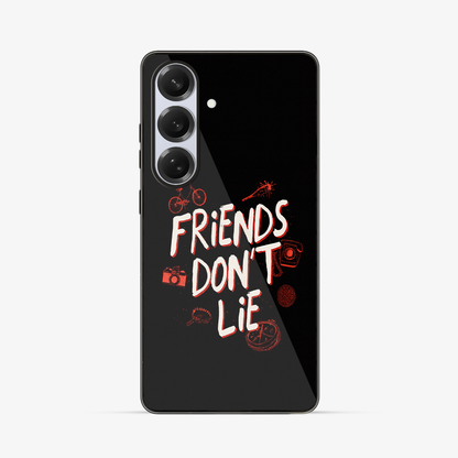 Friends Don't Lie Samsung Phone Case Glass Case