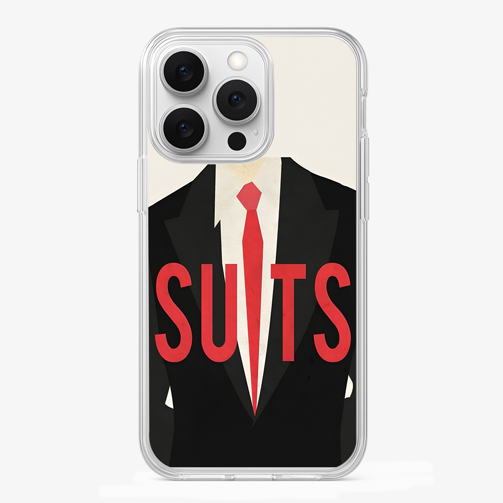 Suits Text Phone Case