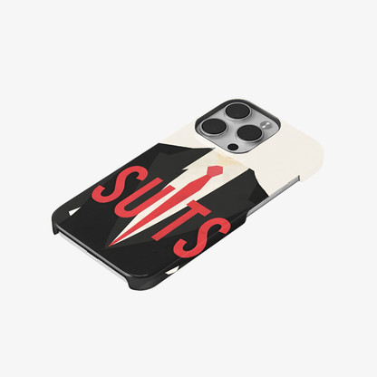 Suits Text Phone Case