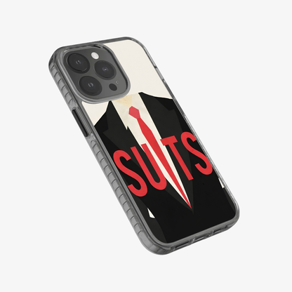 Suits Text Phone Case