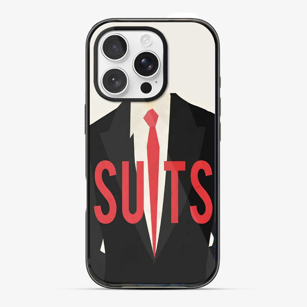 Suits Text Phone Case Anti Yellow Silicone Case
