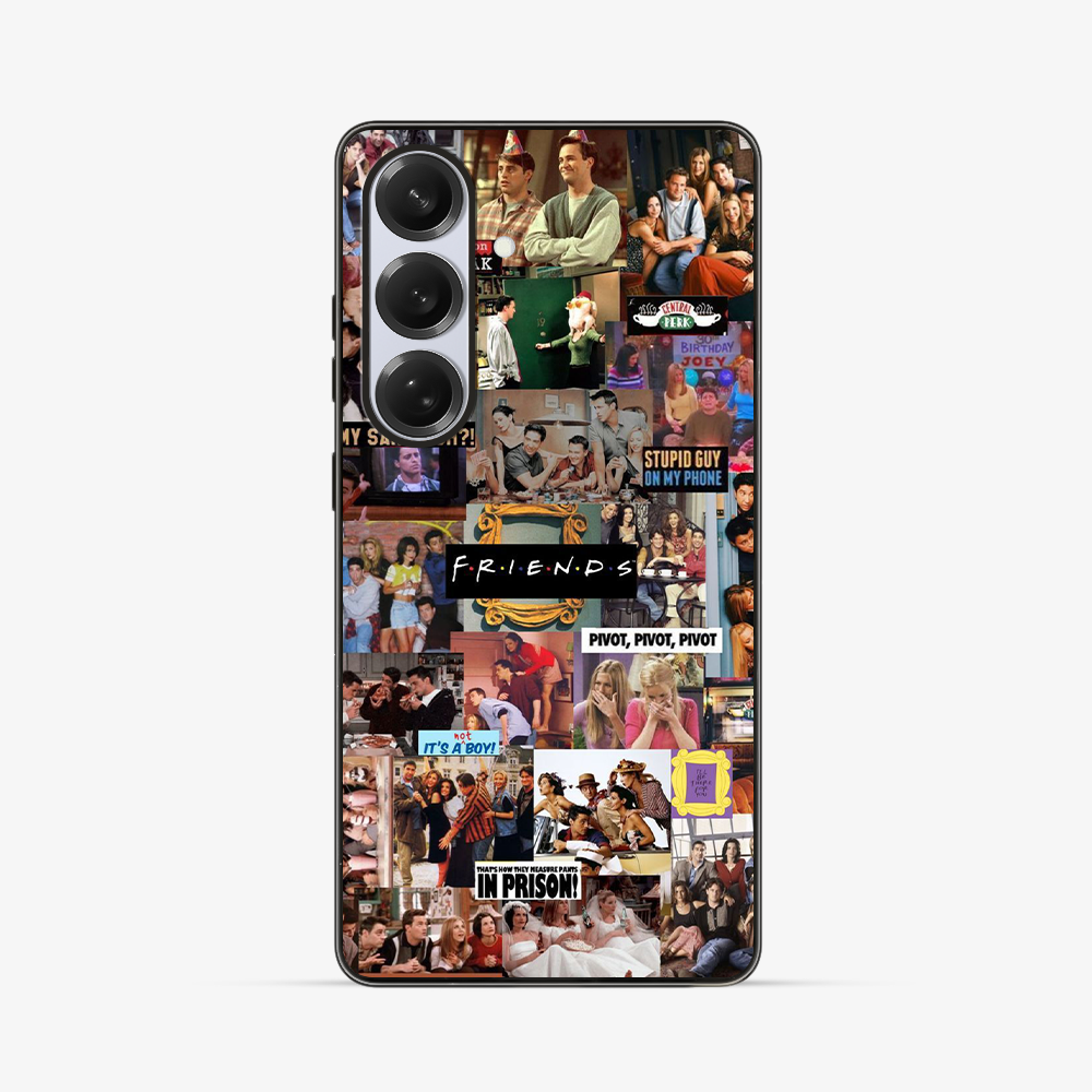 Friends Collage Samsung Phone Case Clear Silicone Case
