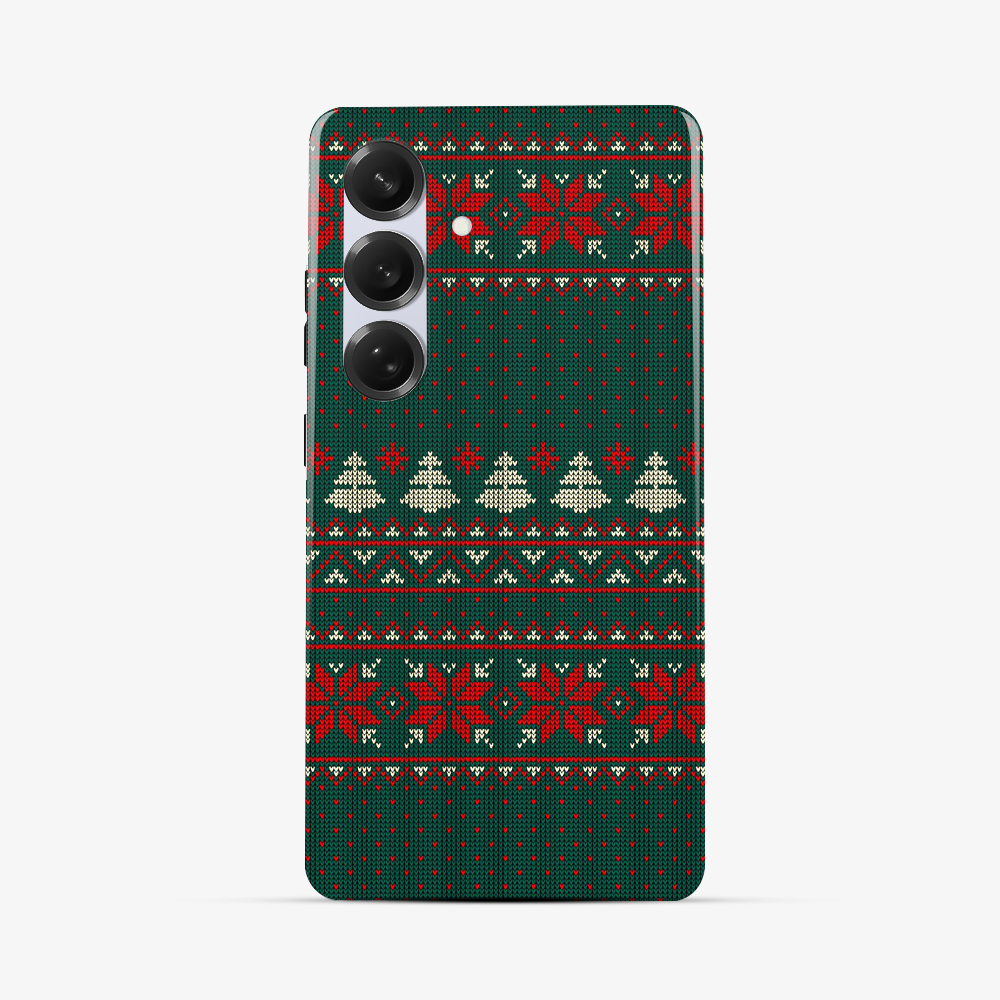 Christmas Sweater Samsung Phone Case Tough Double Layer