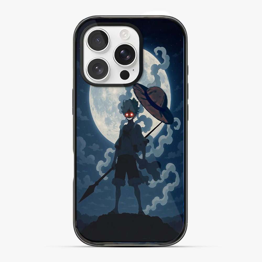 Dark Luffy Anime Phone Case Anti Yellow Silicone Case