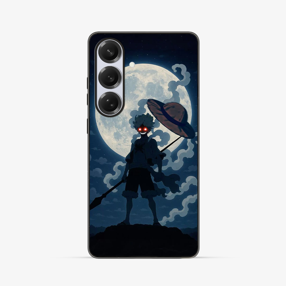 Dark Luffy Anime Samsung Phone Case Clear Silicone Case