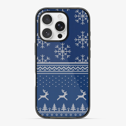 Christmas Navy Snowflake Phone Case