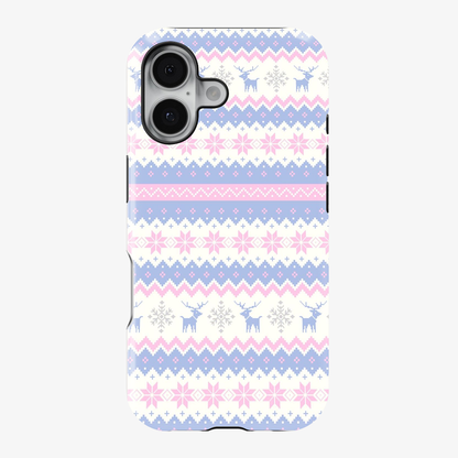 Christmas Pink Snowflake Phone Case