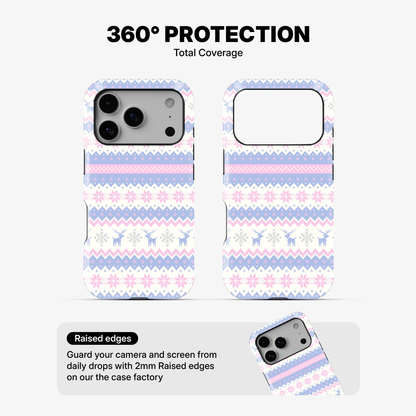 Christmas Pink Snowflake Phone Case