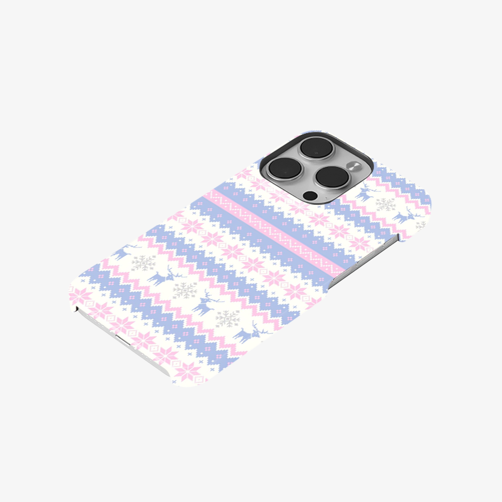 Christmas Pink Snowflake Phone Case