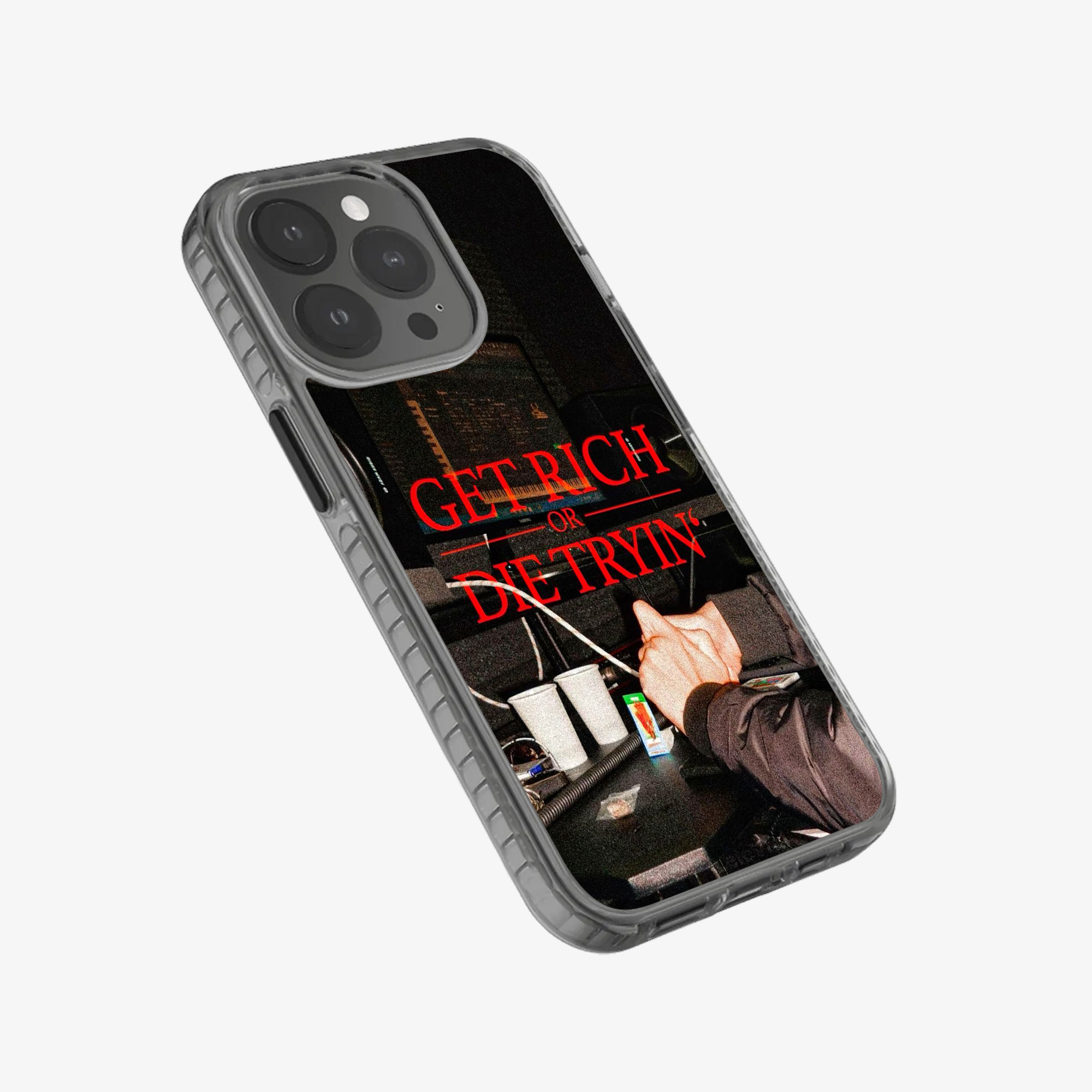 Get Rich Or Die Trying Phone Case