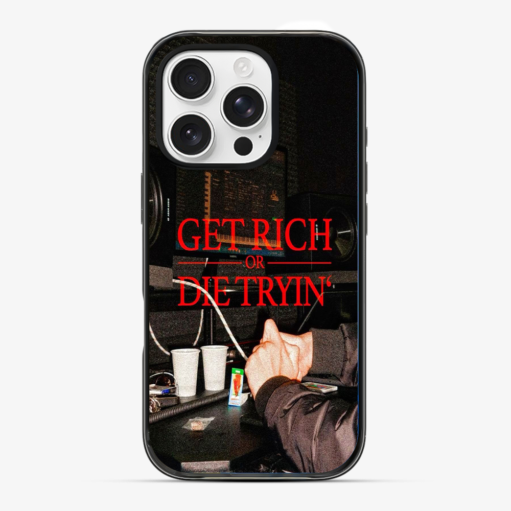 Get Rich Or Die Trying Phone Case Hard 2.0 Case