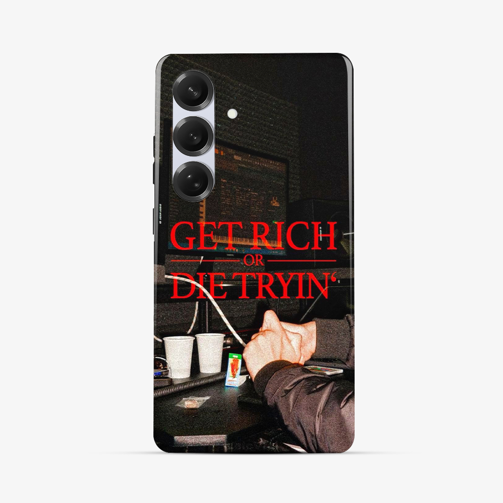 Get Rich Or Die Trying Samsung Phone Case Tough Double Layer